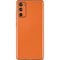 Orange Carbon Fiber Specialty Material Galaxy S20 Fan Edition Skin
